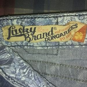 Lucky brand dungarees size 6